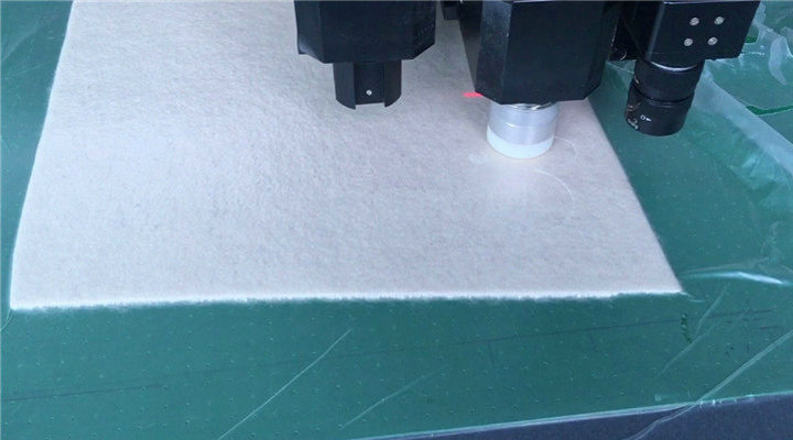 Fiber material cutting